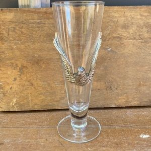 Vintage Arthur Court Eagle Pilsner glass